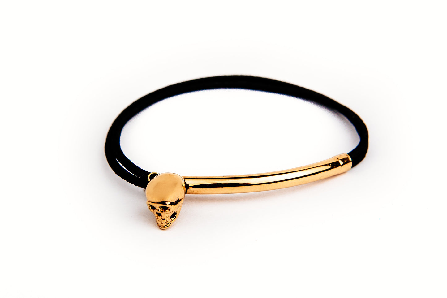 PULSERA FUN SKULL DORADA ADULTO