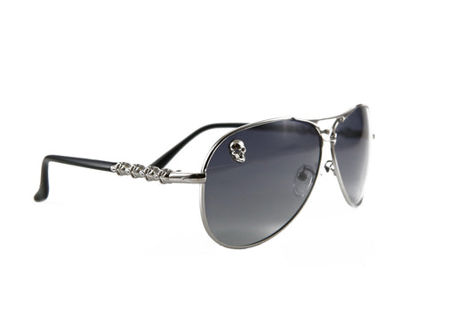 LENTES SILVERY SKULLS