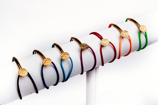 PULSERA FUN SAN BENITO DORADO ADULTO