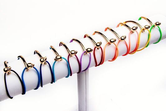 PULSERA FUN SKULL DORADA ADULTO